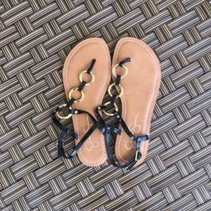 ✨4/$25✨Jessica Simpson Jeanna sandal black size 6 like 7